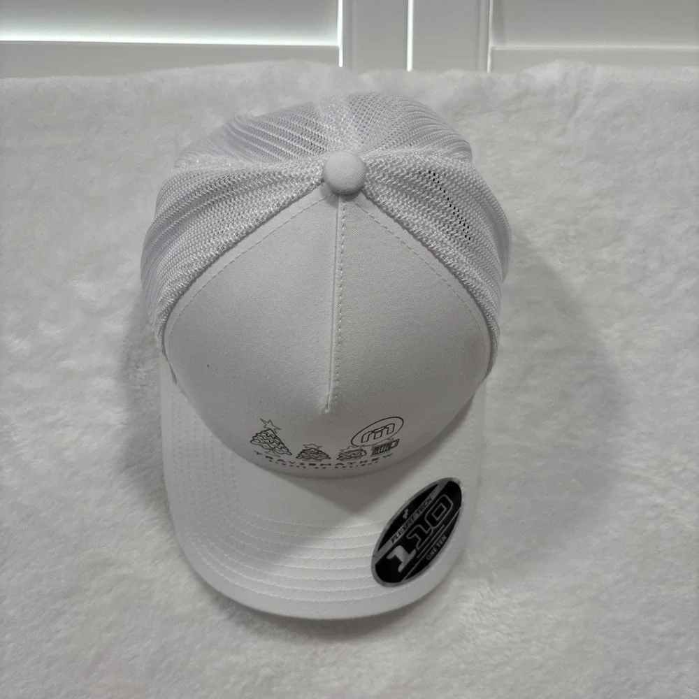 Travis Matthew Golf Caps, White, Limited Edition Holiday Design
